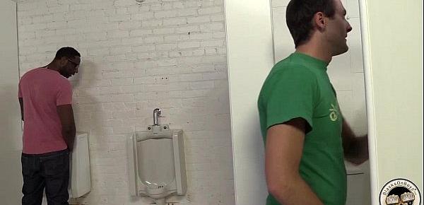  Aiden Parker Fucks A Black Guy In A Restroom